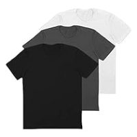 Kit 3 Camisetas Básicas Masculinas 100% Algodão