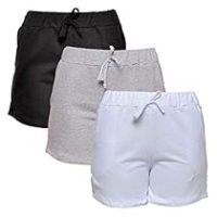Kit com 3 Shorts de Moletim Style