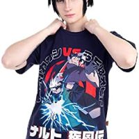 Camiseta Naruto Kakashi E Obito, Piticas, Infantil