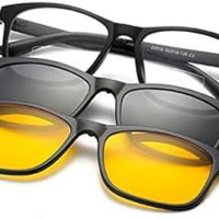 Armação de Óculos + 2 Lentes Polarizadas