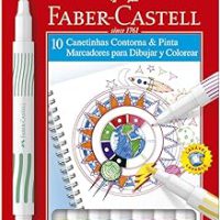 Caneta Hidrográfica Ponta Dupla, Faber-Castell, Contorna &