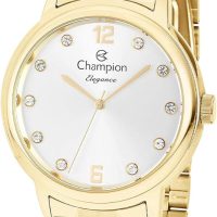 Relógio Champion Feminino Dourado Analógico CN28437W +