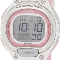 Relógio Feminino Casio Digital LW-203-4AVDF - Rosa/Branco