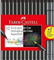Lápis de Cor, Faber-Castell, EcoLápis Supersoft, 120712SOFT+2,