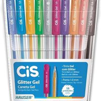 Caneta Gel, CIS, Glitter Gel, 52.0200, 1.0mm,