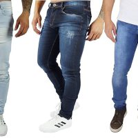 Kit 3 Calças Jeans Skinny