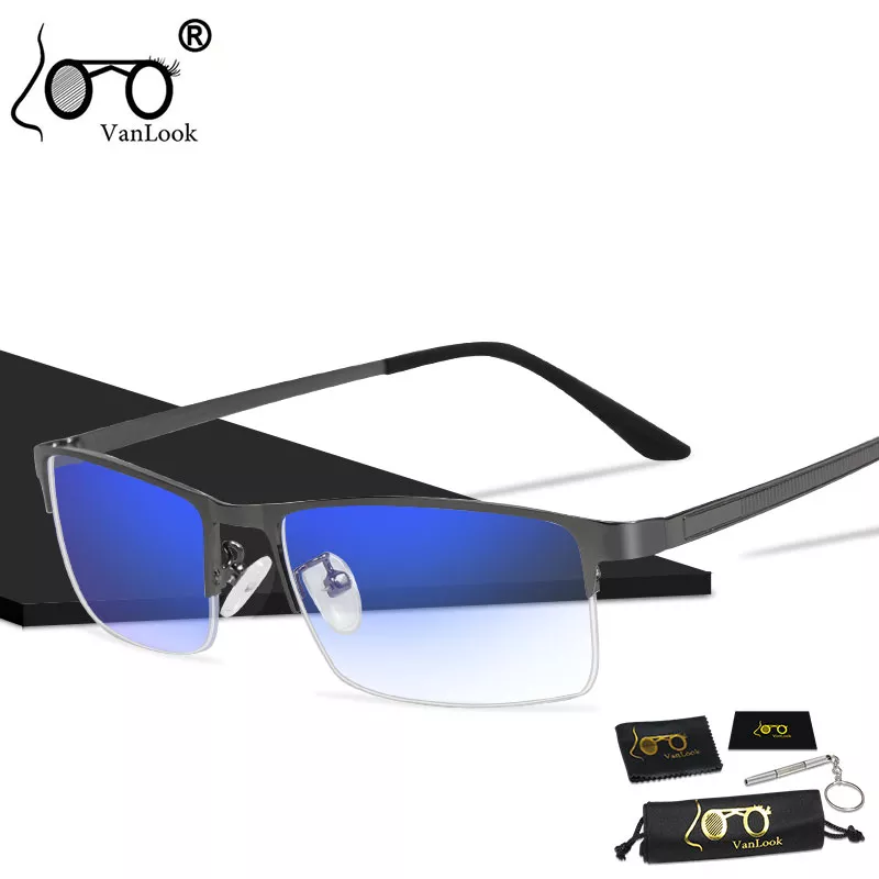 Óculos de bloqueio de luz azul para homens Óculos de computador Blaulicht Gaming Protection Óculos Blue Ray Anti-radiação Óculos antiofuscantes