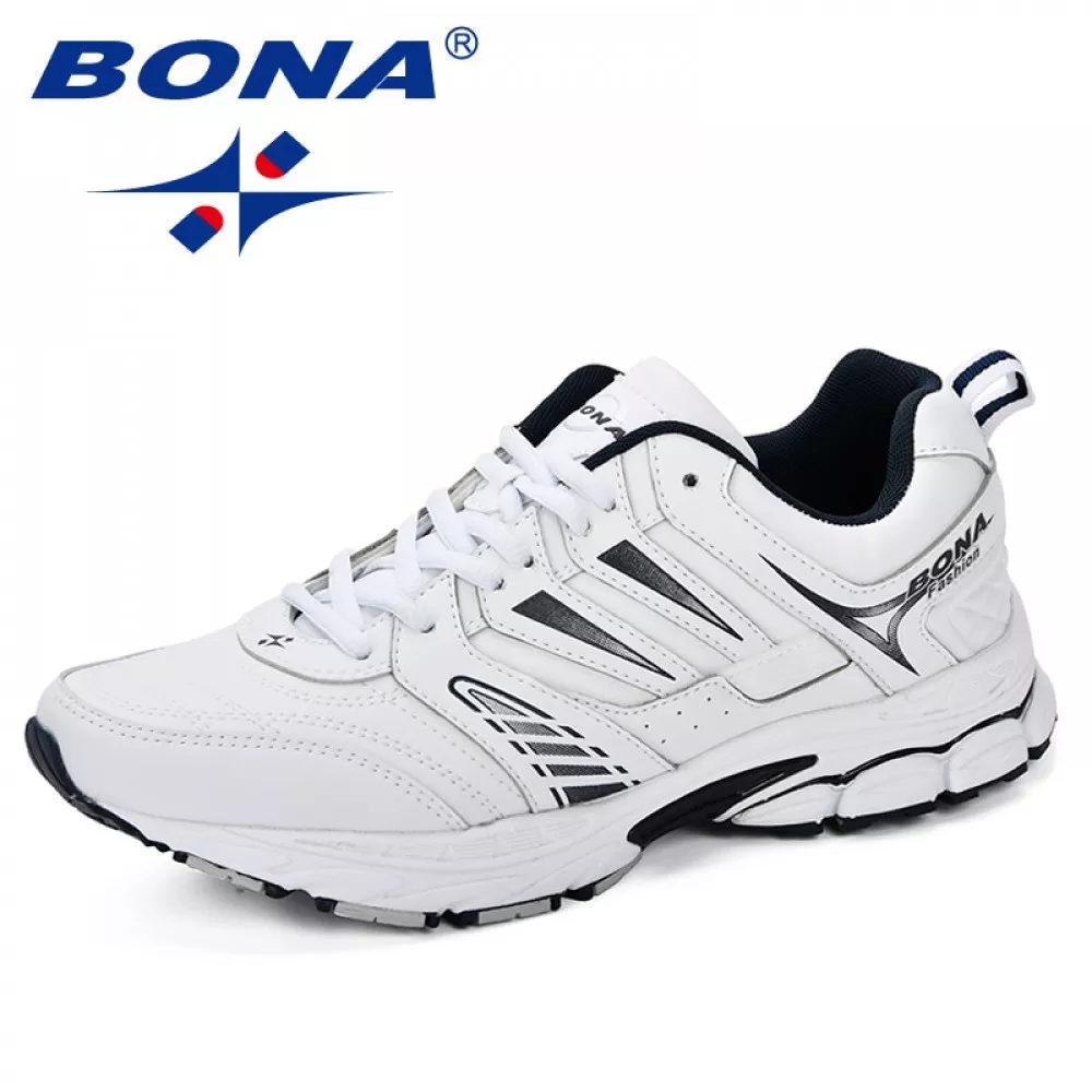 Bona novo design estilo sapatos masculinos respirável popular tênis de corrida ao ar livre sapatos esportivos confortáveis frete grátis
