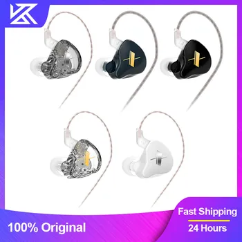 KZ EDX Bass In Ear Earphones HIFI Music Stereo Earbuds Active Noise Cancelling Mobile Phone Headphones With Microphone Headset