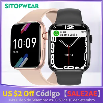 SitopWear Smart Watch 2022 Wireless Charging Smartwatch Bluetooth Calls Watches Men Women Fitness Bracelet Custom Watch Face