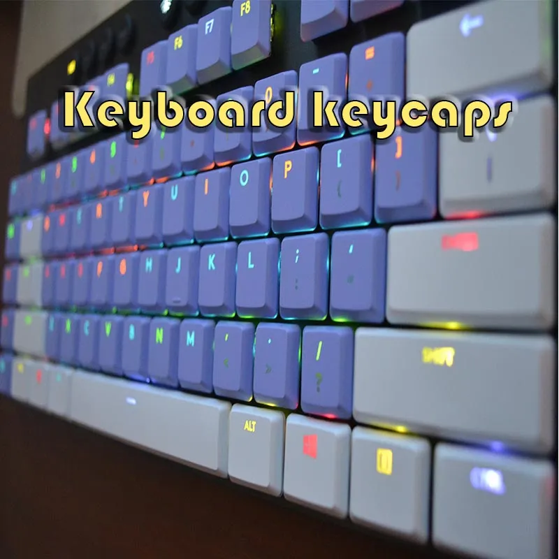 Keycaps transparentes do PC para Logitech, keycaps do eixo anão, 109 chaves, G913, G915, G813, G815, sem fio tem G913TKL