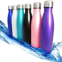 Garrafa portátil do aço inoxidável TCoco Squeeze, aço inoxidável, 500 ml