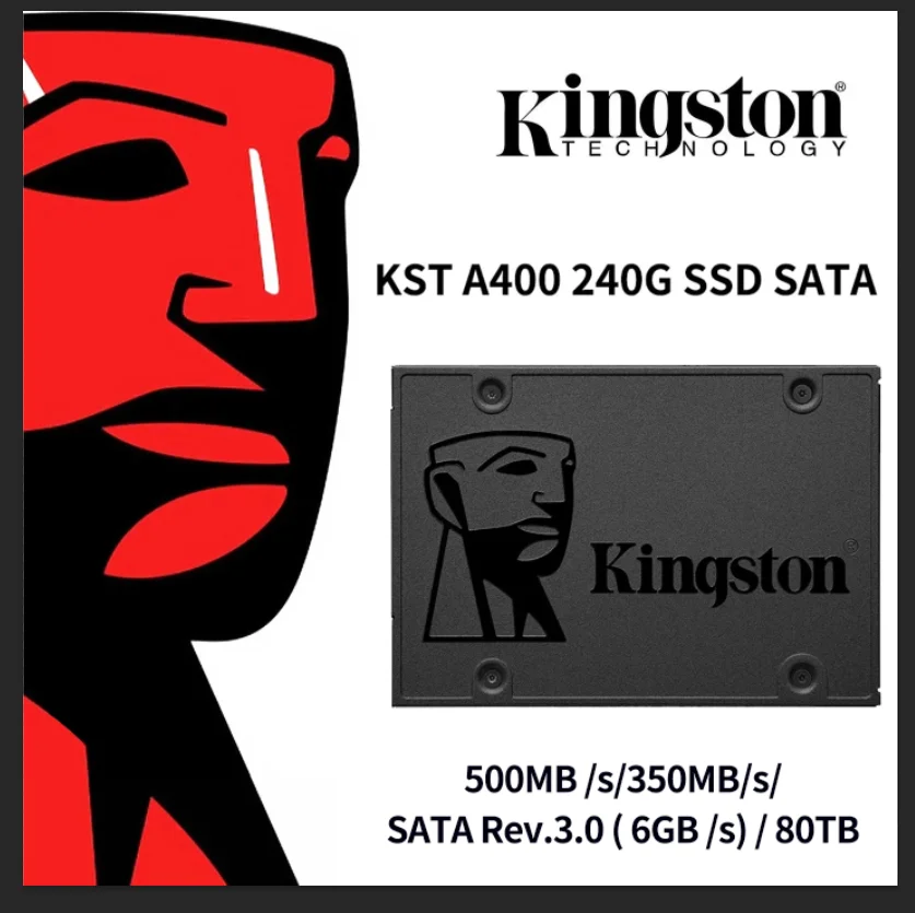 Kingston-Unidade de estado sólido interna, disco rígido para PC portátil, A400, 960GB, 480GB, 240GB, 256GB, 512GB, 480GB, KC600, 2.5 