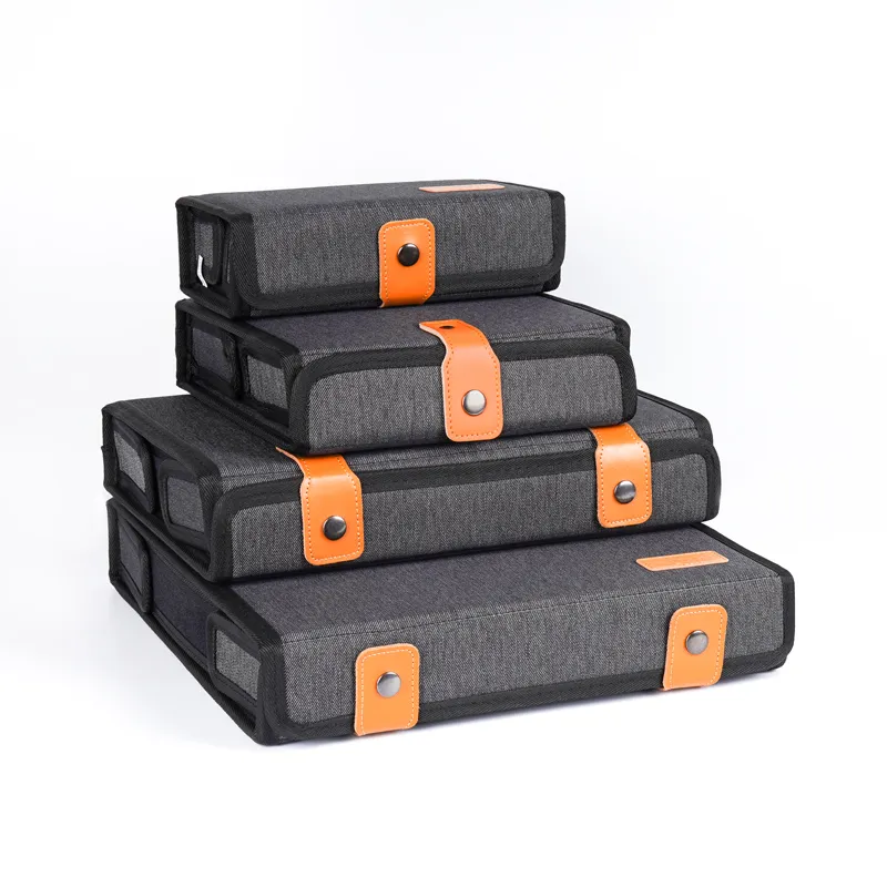 Caixa de armazenamento multifuncional portátil, caso para fone de ouvido, cabo DAP, produtos digitais saco, acessórios, 4 tamanhos opcionais