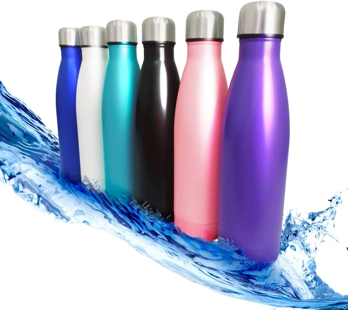 Aço Inoxidável Térmica Squeeze Bottle, Adequado para Frio Academia Esporte 500 Quente