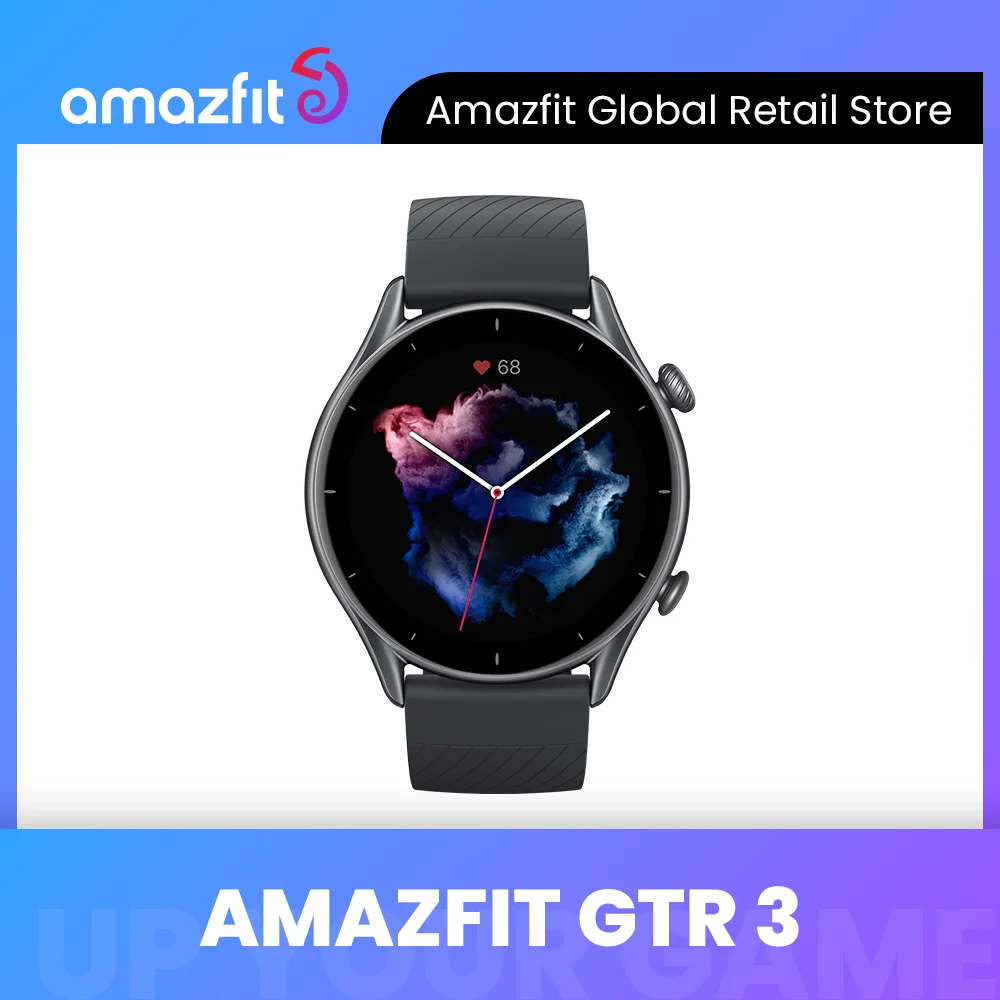 Amazfit-Smartwatch clássico com coroa de navegação, Alexa integrada, GTR 3, GTR3, GTR-3, bateria de 21 dias para Android e iOS, novo