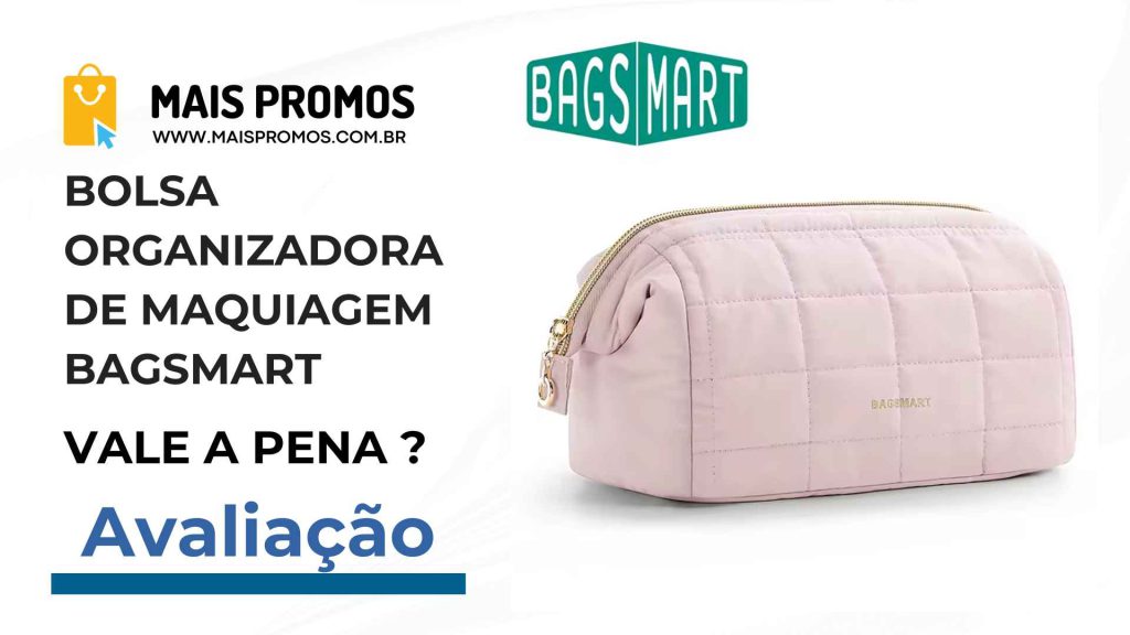 Bolsa Organizadora de Maquiagem BAGSMART: Chega de Bagunça na Nécessaire